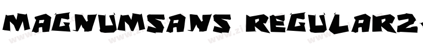 MagnumSans Regular2字体转换